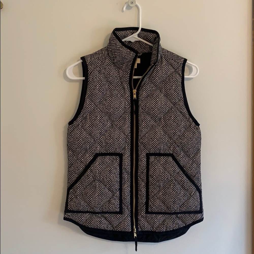 J. Crew Herringbone Vest